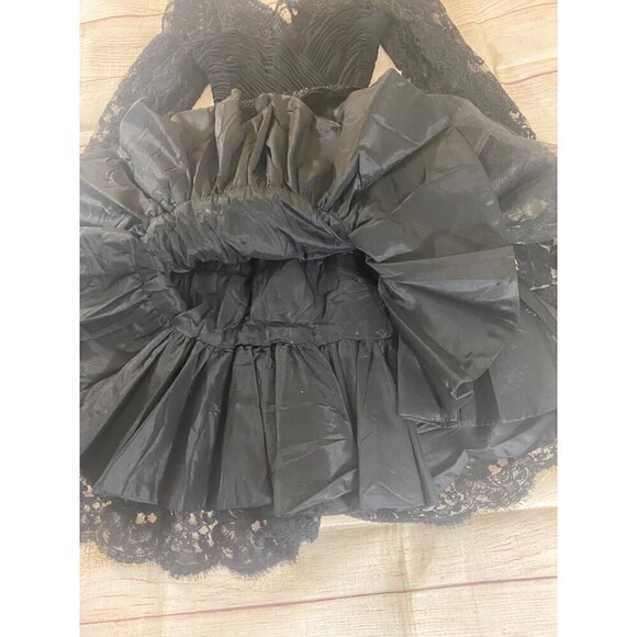 Vintage Jayna New York Black Long Sleeve Dress - XS - Picture 8 of 14